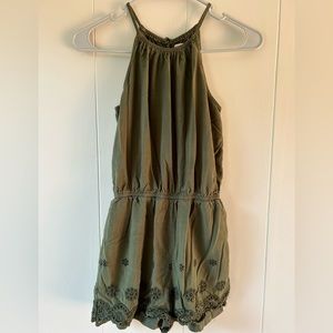 Mossimo Supply Co. Olive Green Romper